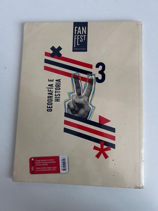 Libro Geografía e Historia 3 ESO Edelvives Fanfest