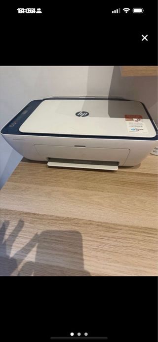Impresora HP Blanca y Azul