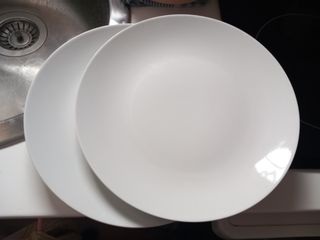 Coppia Piatti porcellana Bianchi
