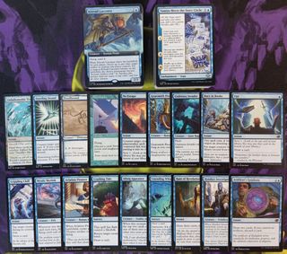 LOTE 100 Cartas Azules Magic The Gathering
