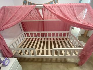 Cama casita Montessori 90