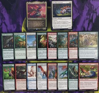 LOTE 40 Dinosaurios Magic The Gathering
