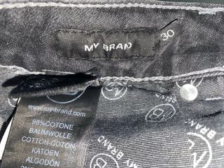 Pantalones My Brand Negros con Detalles