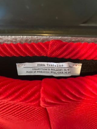 Falda Zara Roja Talla M sin estrenar