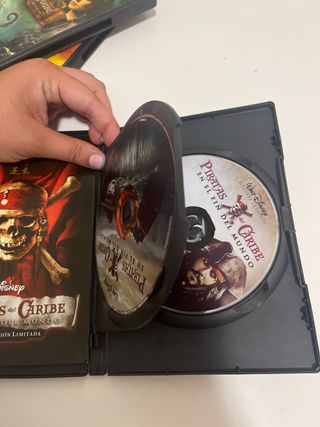 Pack 3 DVDs Piratas del Caribe (Español)