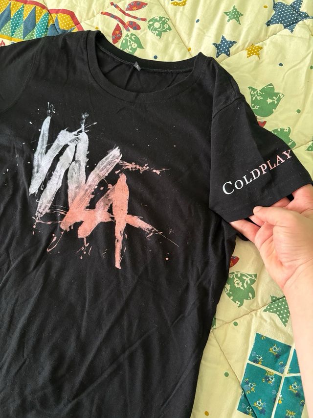 Camiseta Coldplay original para mujer talla L