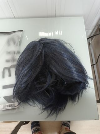 Peluca azul cosplay