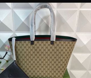 Bolso Gucci Mediano Beige/Marrón Nuevo con Caja