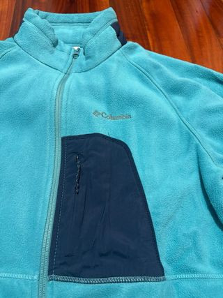 Forro polar Columbia azul