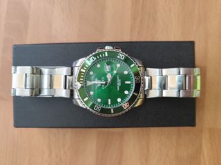 Reloj Olevs Acero Inoxidable Hombre Verde