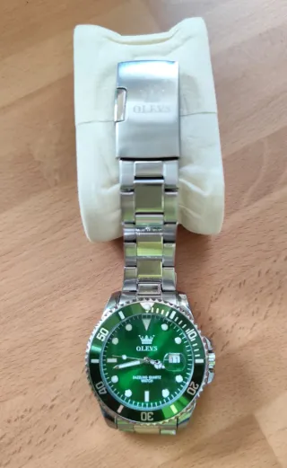 Reloj Olevs Acero Inoxidable Hombre Verde