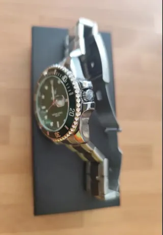 Reloj Olevs Acero Inoxidable Hombre Verde