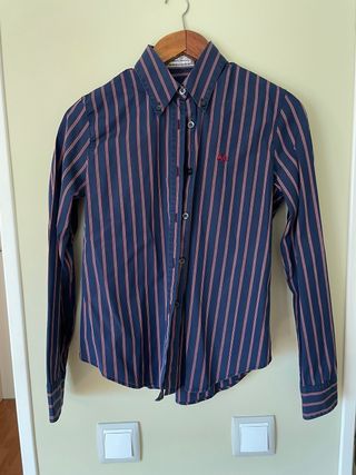 Camisa Burberry Rayas Azul
