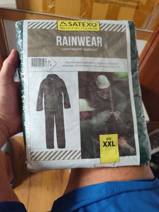 Impermeable Satexo Rainwear Talla XXL, sin estrena