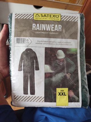 Impermeable Satexo Rainwear Talla XXL, sin estrena