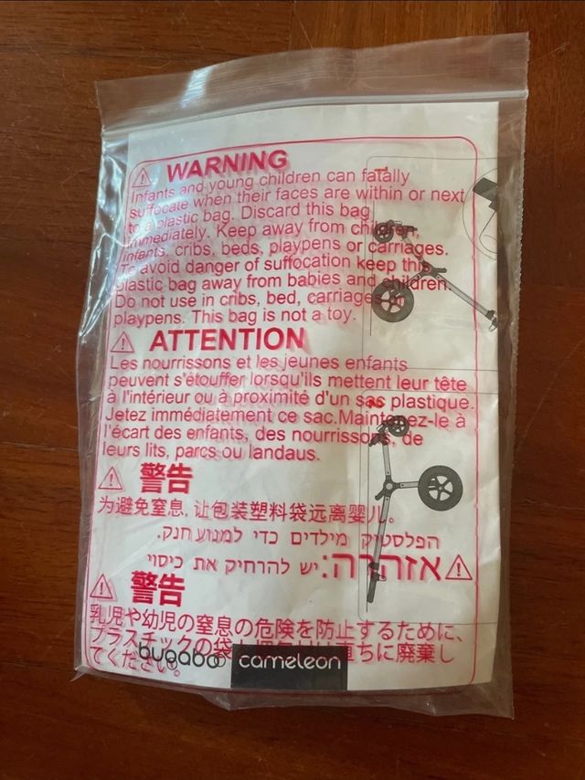 Clips manillar Bugaboo Camaleón 1,2