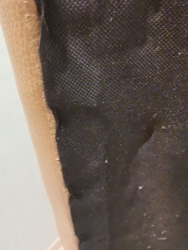 Cabecero Cama 135cm Dorado Piel Sintética