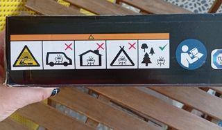 Nuovo barbecue a carbonella rotondo nero