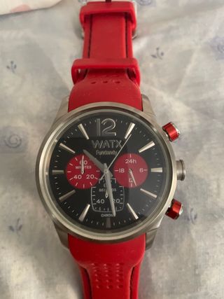 Reloj WATX Negro y Rojo