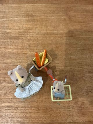 Famiglia Sylvanian con triciclo