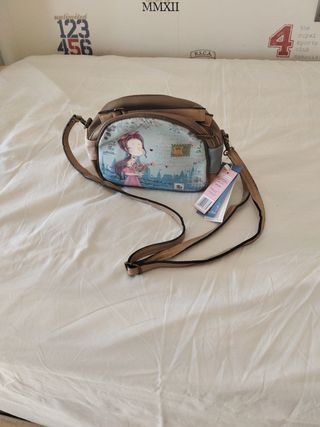Conjunto bolso y cartera juvenil