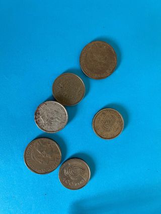 Colección de monedas antiguas