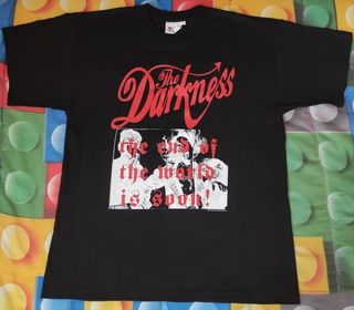 The Darkness T Shirt Vintage 2004 Glam Hard Rock 