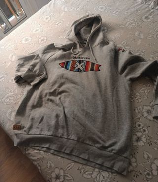 Sudadera Blue Banana Gris