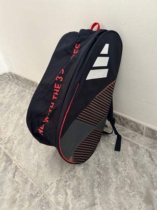 Borsa porta racchette Bullpadel nera e arancione