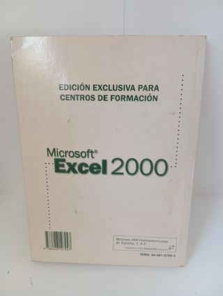 Miniguia de formación Microsoft Excel 2000