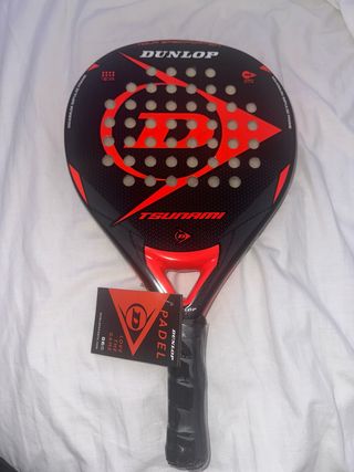 Dunlop Tsunami Padel Negro/Rojo