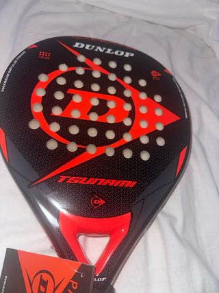 Dunlop Tsunami Padel Negro/Rojo