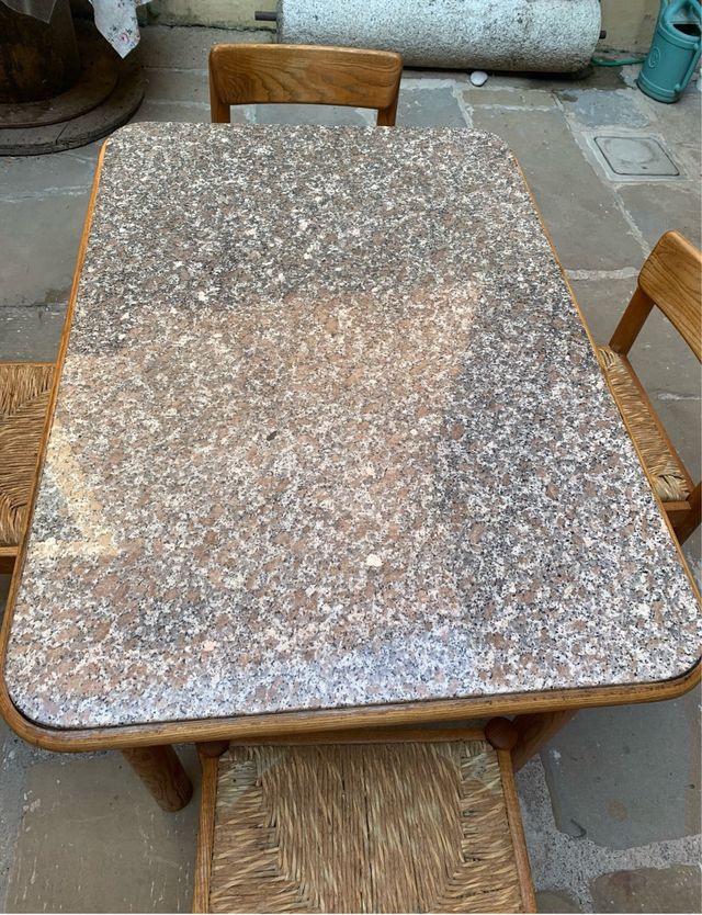 Tavolo e sedie Vico Magistretti Schiffini anni 60