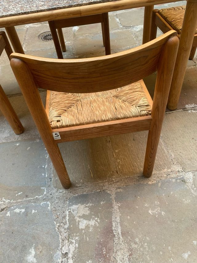 Tavolo e sedie Vico Magistretti Schiffini anni 60