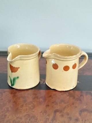 2 Brocche Francesi Antiche Vino/Latte