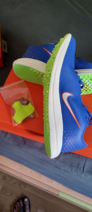 Zapatillas Clavos Nike Azul/Blanco