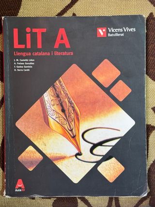 LIT A (LLENGUA CATALANA I LITERATURA BATX) AULA 3D