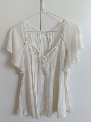 Blusa Cache Cache Blanca