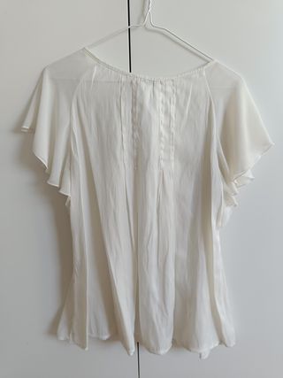 Blusa Cache Cache Blanca