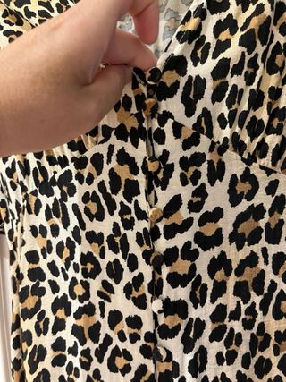Vestido animal print
