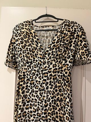 Vestido animal print
