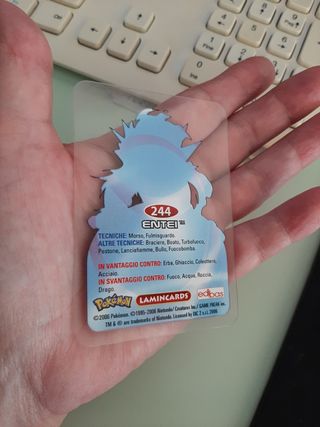 Carta Pokemon Entei Lamincards 