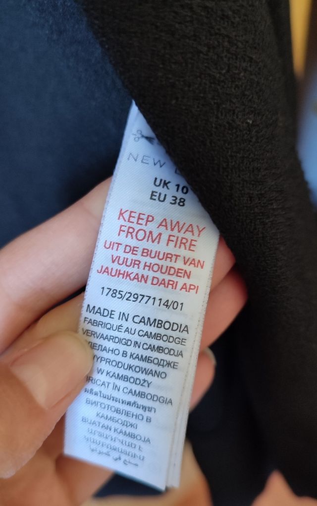 Blazer New Look Negra Talla M