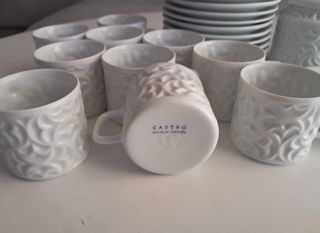 Juego Café Porcelana CASTRO Años 70, Hoy SARGADELO