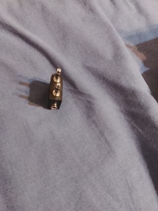 Adaptador clavija audio 2 machos 1 hembra