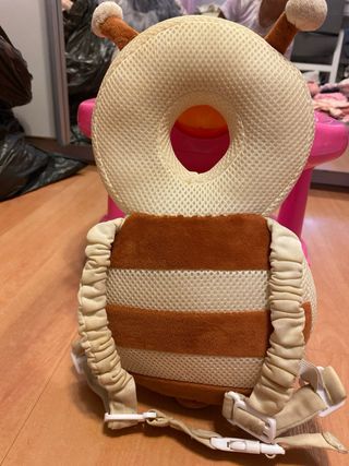 Asiento Bañera Bebé Rosa con Juguete Giratorio