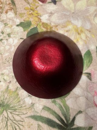 Ciotolina rossa in vetro