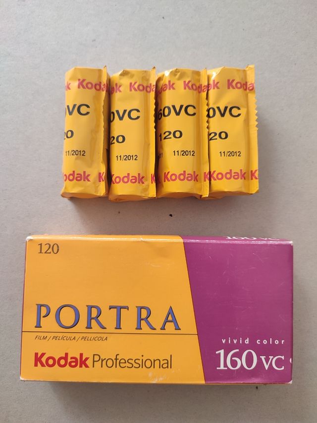4x Kodak Portra 160 VC Pellicole