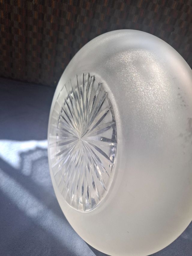 Caraffa brocca vetro e metallo