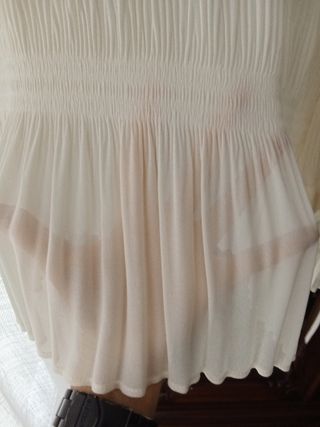 Blusa Purificación García Blanca